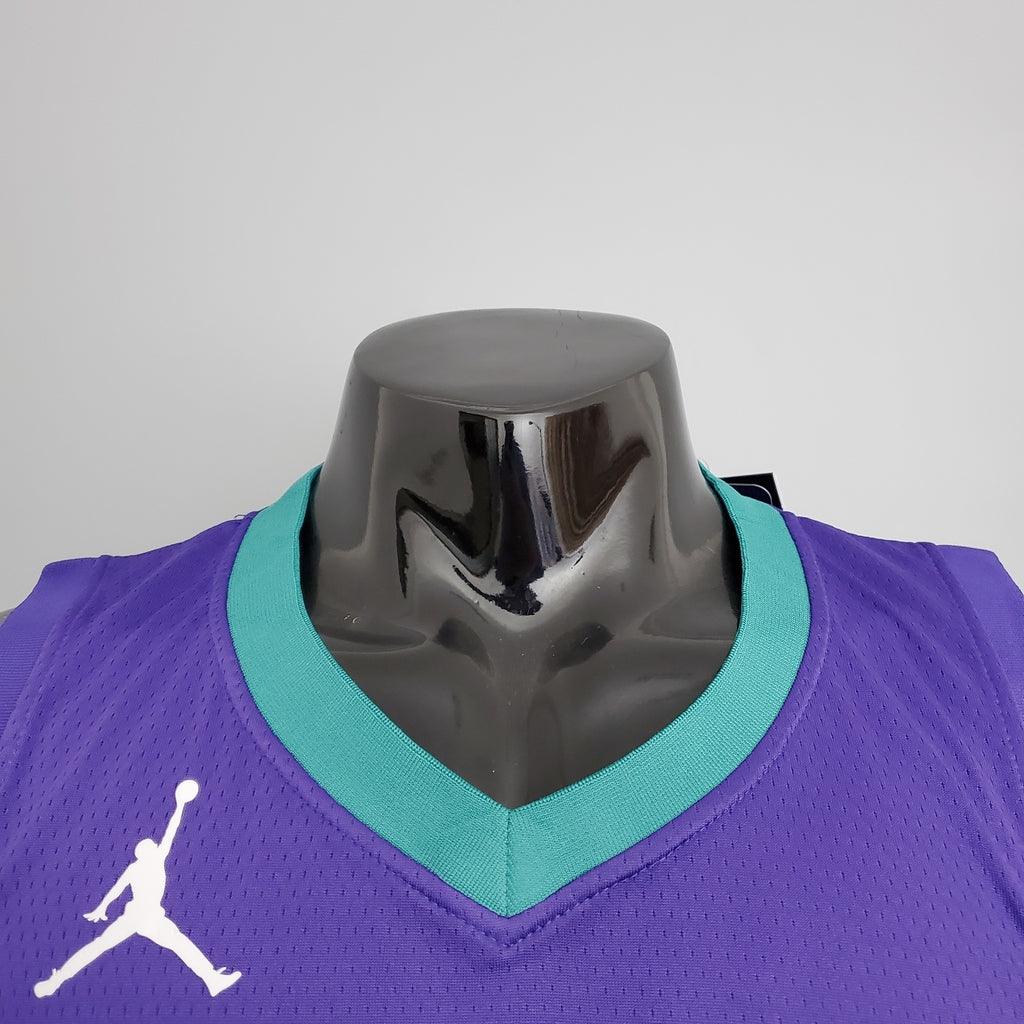 Regata Charlotte Hornets Masculina - Roxa - Loja da Seven Oficial