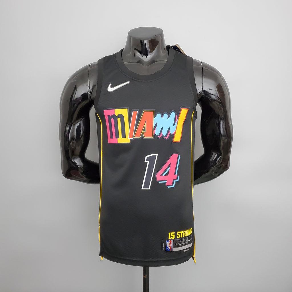 Regata Miami Heat Masculina - Preta - Loja da Seven Oficial