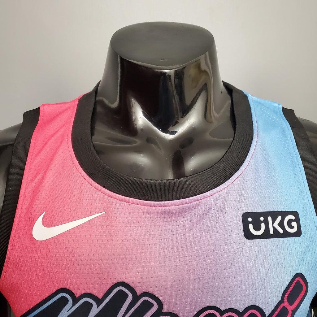 Regata Miami Heat Masculina - Rosa e Azul - Loja da Seven Oficial