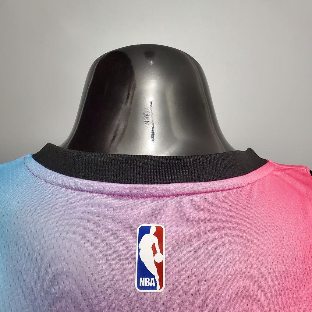 Regata Miami Heat Masculina - Rosa e Azul - Loja da Seven Oficial