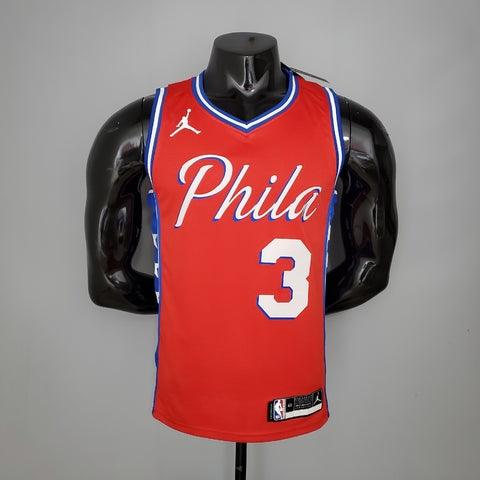 Regata Philadelphia 76ers Masculina - Vermelha - Loja da Seven Oficial