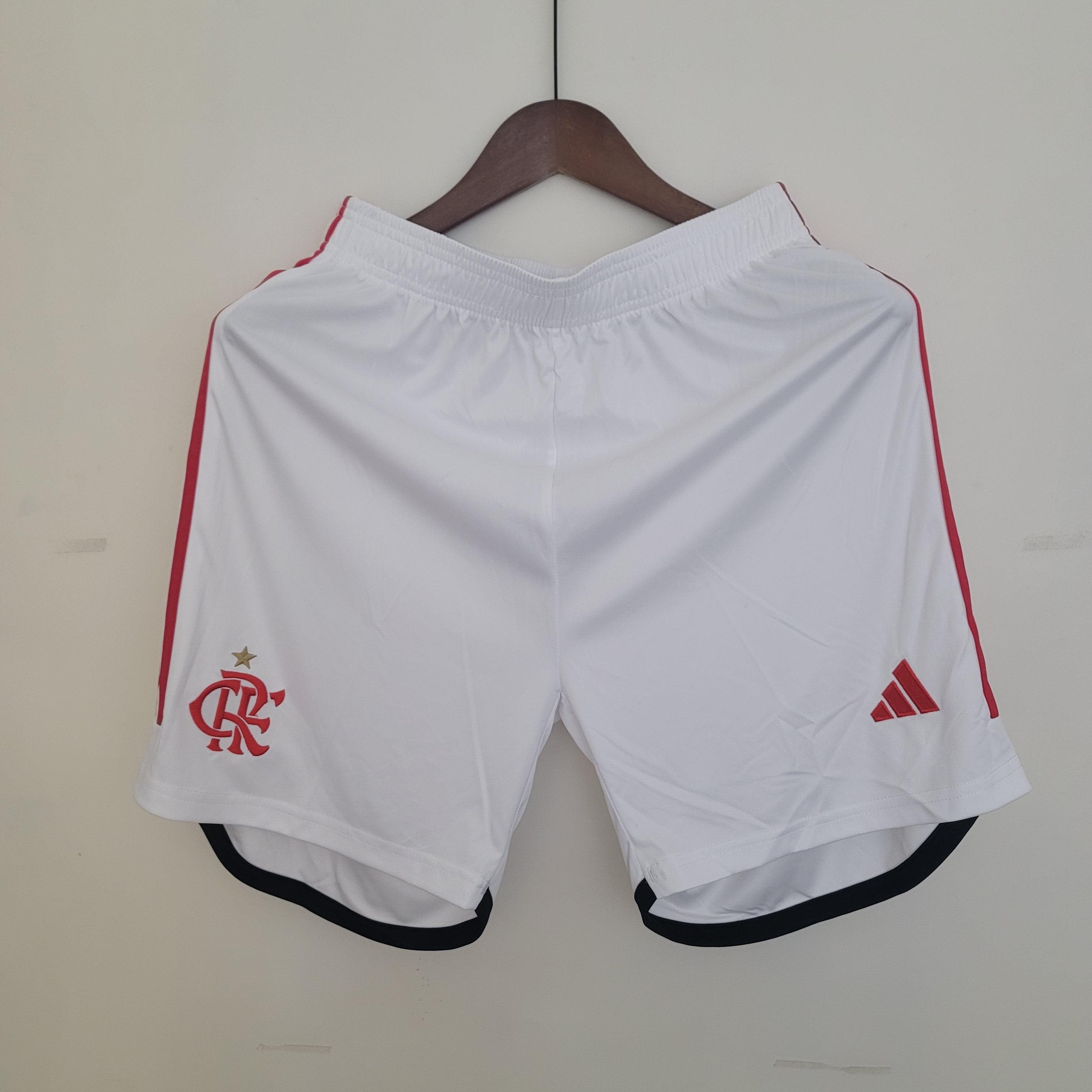 Short Flamengo II 24/25 Adidas Masculino - Preto+Vermelho - Loja da Seven Oficial