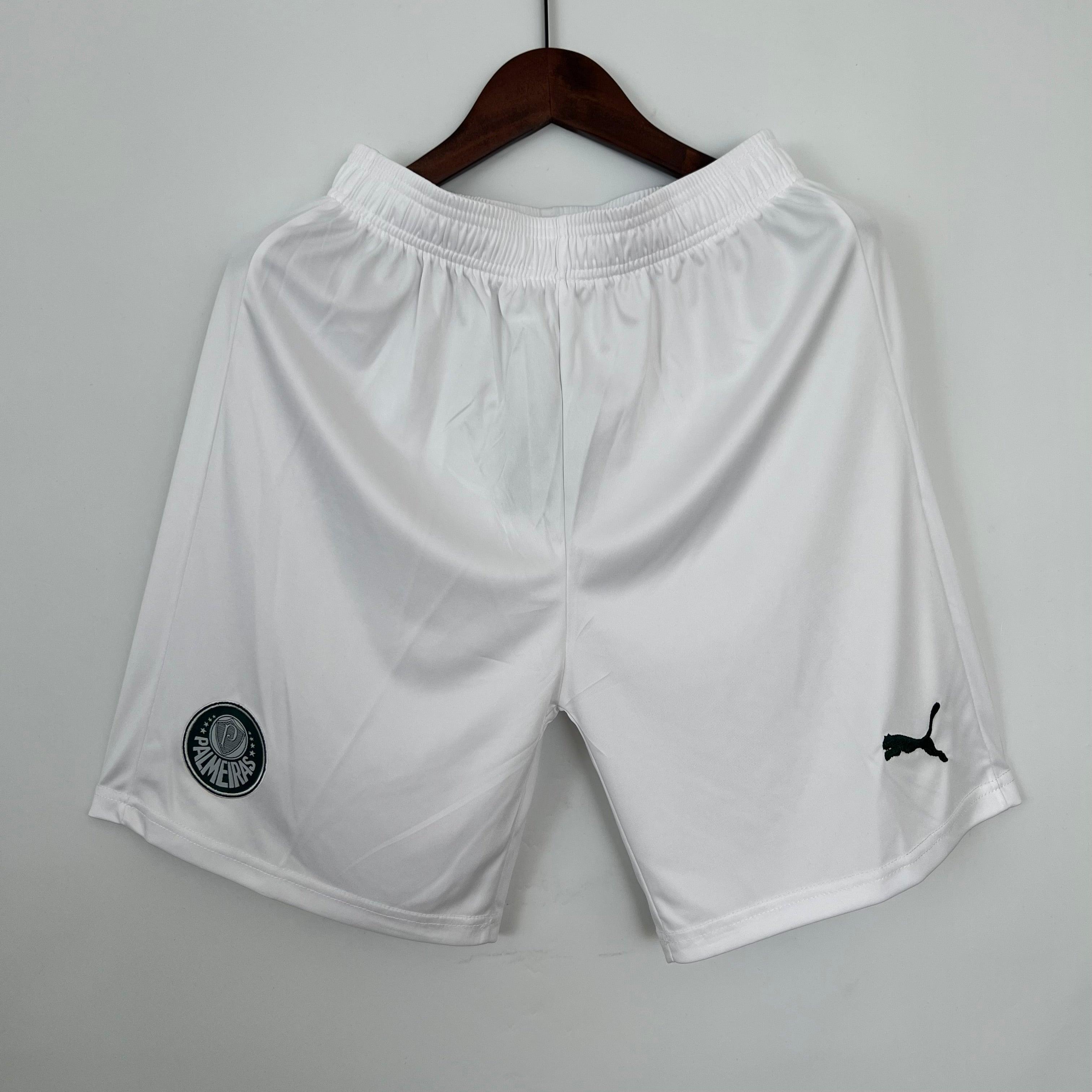 Short Palmeiras 23/24 Puma - Branco - Loja da Seven Oficial